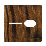 Placa p/ 1 Interruptor + Tomada 4x4 - Novara Ebano 